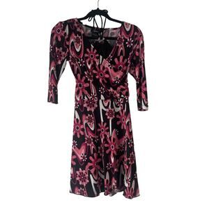 Speechless Youth Girls Size 14 XL Y2k Black Pink Halter Tie Dress